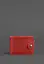 Кожаный портмоне 4.3 красный - миниатюра 2