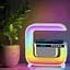 Ночная смарт XM-G3 RGB подсветка Bluetooth с колонкой беспроводной зарядкой часами радио 15 Вт - миниатюра 3