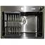 Кухонна мийка Romzha Arta U-550S BL - мініатюра 1