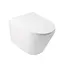 Унитаз подвесной Qtap Swan безободковый с сиденьем Soft-close QT16335178W - миниатюра 1