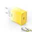 Зарядное устройство для XO CE18 30W набор с кабелем Type-C Lightning желтый - миниатюра 2