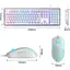 Комплект (клавіатура + мышь) MageGee K1 Combo White (6971969723870-UA) [164309] - мініатюра 3