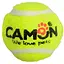 Игрушка для собак Camon теннисный мяч с пищалкой 3.7 см желтый - миниатюра 1