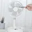 Портативний складний вентилятор P9s 7" із зарядкою 4 швидкості USB-зарядка - мініатюра 7