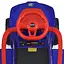 Детская каталка-толокар Bambi Racer 2 в 1 с музыкой и светом, синяя с красным. - миниатюра 2