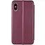Чехол-книжка Epik кожаный Classy для Apple iPhone X/XS 5.8 Бордовый - миниатюра 2