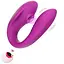 Вібратор вакуумний з пультом Jony силіконовий для пар 13 режимів вібрації 11,5 см фіолетовий - мініатюра 7
