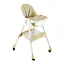 Стільчик для годування Toti FR- 40735 сталева конструкція, матеріал тканини PU, знімний столик, 4 колеса, в коробці (6989241360040) - мініатюра 1