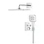 Душова система прихованого монтажу Grohe Grohtherm Smartcontrol з Rainshower 310 Mono Cube 34865000, Хром - мініатюра 3