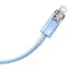Кабель Baseus Explorer Series Fast Charging Cable with Smart Temperature Control USB to iP 2.4A 1 м блакитний - мініатюра 3