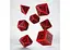 Набор кубиков Celtic 3D Revised Red & black Dice Set , 7 шт. (SCER04) - миниатюра 2