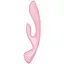 Вибратор-кролик Satisfyer Triple Oh 24 см розовый - миниатюра 1