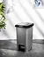 Кошик для сміття Violet House 0156 Metalic з педаллю 8 л (0156 METALIC 8 л) - мініатюра 3