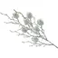 Декоративная ветка 51 см Искусственные материалы для декора и флористики с эффектом морозного напылени - миниатюра 1