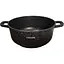 Уцінка. Каструля Vezzer з кришкою та силіконовими накладками на ручки 20 см 2.5 л чорна (VZ8004) - мініатюра 2