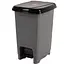 Кошик для сміття Violet House 0156 Gray з педаллю 8 л (0156 Gray 8 л) - мініатюра 1