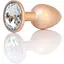 Анальна пробка Boys Of Toys Jewellery Pearl Gold Plug Clear S - мініатюра 1