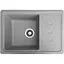 Гранітна кухонна мийка Romzha Trei 62 Seda (602) з крилом - мініатюра 1
