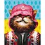 Картина за номерами "Котик Kalush" ©Маріанна Пащук Brushme BS53159 40х50 см - мініатюра 1