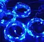 Новогодняя светодиодная гирлянда-штора Роса густая 3x0.7 м с 200 синими LED лампочками - миниатюра 2