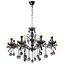 Люстра свеча Brille подвесная хрустальная E14 40W BK (BCL-381S/8) - миниатюра 1