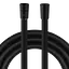 Шланг для душа 175 см Drop SH-H175-BP силиконовый - Двойной Анти-Твист, черный матовый - миниатюра 1