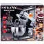 Стационарный миксер тестомес Sokany SC-623E с металлической чашей планетарное вращение 10л 2000Вт Серебряный - миниатюра 10
