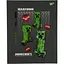 Щоденник шкільний Yes Minecraft Creeper інтегральний А5 40 аркушів (911639) - мініатюра 1