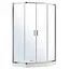 Душевая кабина Eger Iris 100x100 на низком поддоне 599-143, Хром - миниатюра 1