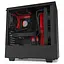 Корпус NZXT H510 Black/Red (CA-H510B-BR) Без БП Б/в - мініатюра 1