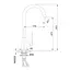 Смеситель для кухни Frap F4058 - миниатюра 4