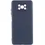 Чехол TPU GETMAN Liquid Silk Full Camera для Xiaomi Poco X3 NFC / Poco X3 Pro Синий / Midnight Blue - миниатюра 1