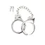 Наручники Taboom Silver Plated BDSM Handcuffs 65 см сріблястий - мініатюра 5