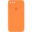 Чохол Epik Silicone Case Square Full Camera Protective AA для Apple iPhone 7 plus/8 plus 5.5 Помаранчевий/Papaya - мініатюра 1