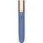 Вібратор Loveline Travel Compartment and Pump 18.5 см синій - мініатюра 1