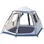 Автоматичний розкладний кемпінговий намет 290×210×150 см білий 4 особи OldBro CC-SY22ZP008 - мініатюра 1