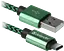 Кабель USB AM-Type-CM, 1.0 м, зеленый, 09-03T PRO Defender - миниатюра 1