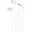 Навушники провідні вакуумні Borofone BM84 з мікрофоном Jack 3.5 білі - мініатюра 1
