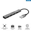 USB-Хаб Trust USB-хаб Halyx Aluminium 4-Port Mini USB Hub (23786_TRUST) - мініатюра 10