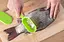 Рибочистка пластикова з контейнером 20 см, Kitchette Зелений 87516 - мініатюра 6