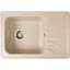 Гранітна кухонна мийка Romzha Rasa 64 Bezhvy (402) з крилом - мініатюра 1