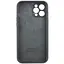 Чехол Epik Silicone Case Full Camera Protective (AA) для Apple iPhone 12 Pro (6.1) Серый/Dark Gray - миниатюра 4