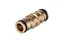 Адаптер для шланга поливального латунний для конектора Intertool Storm 1/2 x 1/2 - мініатюра 1