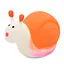 Дитяча іграшка-антистрес Равлик MS 4044(Orange) розмір 8,5 см, борошно - мініатюра 1