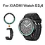 Безель Black-green та силіконовий ремінець Sikai для смартгодинника Xiaomi Watch S3/S4 - мініатюра 5