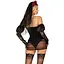 Еротичний костюм чорної нареченої Leg Avenue Heartbreak Bride XS - мініатюра 2