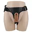 Страпон с вибрацией Baile Ultra Passionate Harness 16 см коричневый - миниатюра 3