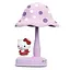 Детская настольная лампа Hello Kitty грибочек фиолетовая (339E) - миниатюра 2