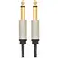 Аудио кабель Ugreen AV128 6.5 мм Male-Male стерео Auxiliary Aux Audio Cable 3 м серый (10639) - миниатюра 1