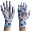 Рукавички Сила Незабудки з поліуретановим покриттям р8 садові манжет блакитні - мініатюра 1